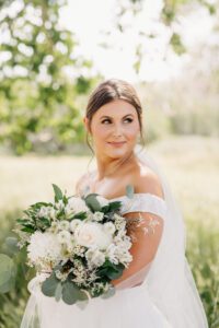 a beautiful bride in Lethbridge