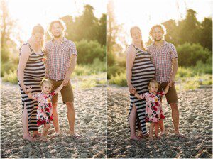 hamilton photographer, maternity beach session
